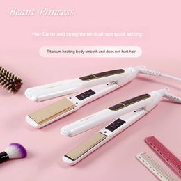 Roman Splint Straight Hair Curling Dual Use Board Clip Straightener Women's Mini Ironing 240126