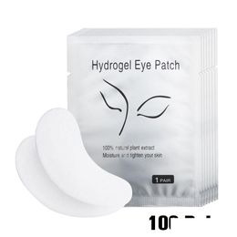 Other Makeup Eye Geles 100Pairs/Pack Hydrating Care Pad Paperes Under Pads Lash For Drop Delivery Health Beauty Dhnpm