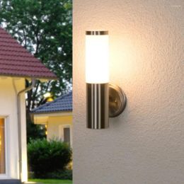 Wall Lamp Stainless Steel Pipe Outdoor Lamps E27 Light For Garden Living Room Home Decor