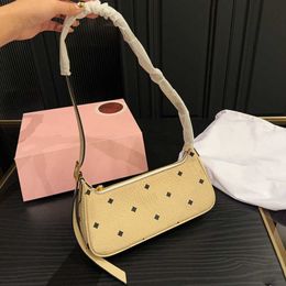 Lady MM Underarm Designer Bag Leather Messenger Bag Luxury Makeup Hobo Bag Clutch Mens Womens CrossBody Bags 240115