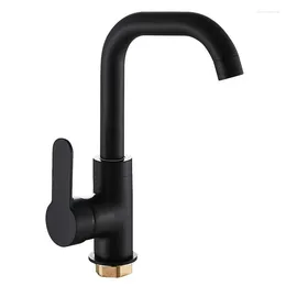 Bathroom Sink Faucets Modern Basin Black Mixer Taps Kitchen Single Lever Faucet Cold Water