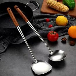 Cookware Sets Colander Bull Polishing Not Easy To Rust Durable Convenient And Fast Sturdy Household Products Spoon Stainless Steel Save Time