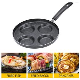 Pans 4-hole Omelet Pan Non-stick Fried Egg Aluminum Alloy Pancake Baking Tray