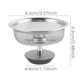 Drains Cute Rainbow Kitchen Sink Philtre Floor Drain Hole Strainer Bathtub Hair Catcher Stopper Waste Collector Drop Delivery Home Ga Dh1Eb