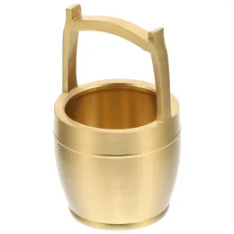 Bowls Handicraft Ornaments Toys For Children Chinese Decoration Household Kid Style Festival Adornment Brass Bucket