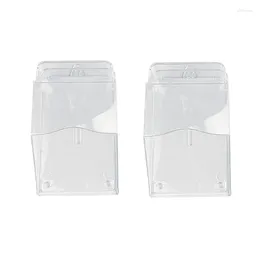 Doorbells Access Control Rain Cover Doorbell Transparent Protective Box Outdoor Sun Protection Thickened Waterproof 2Pc