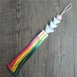 Ethnic Clothing Korean Imported Wedding Ornaments Accessories Three Butterfly Car Hanging Length 38cm