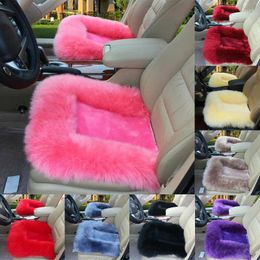 Car Seat Covers Universal Cover Protector Cushion Soft Fuzzy Front Rear Pad Mat Plush Set