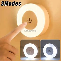 Night Lights LED Touch Sensor Night Light Modes Dimming Lights Portable USB Night Lamp For Living Room Lighting YQ240207