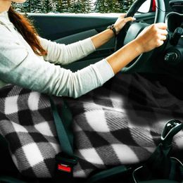 Blankets Car Electric Heating Blanket Quilt Large Truck Cushion For Winter Cold Weather