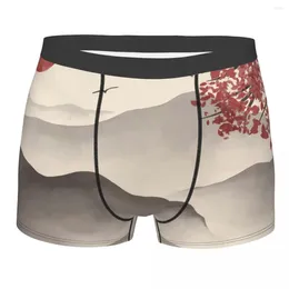 Underpants Underwear Men Boxers Watercolour Chinese Style Boxer Male Underpant Boxershort Homme