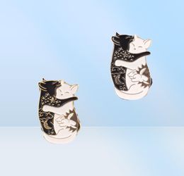 Frog Sloth Cat Enamel Pin Cartoon Cute Animal Brooch Collection Metal Lapel Pin Badge Brooches for Women Men Jewellery Gifts3579247