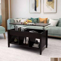 Living Room Furniture Lift Top Coffee Table Wooden With Lifting Tabletop And Den Compartments Drop Delivery Home Garden Dhhet