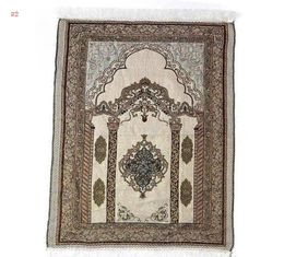 Islamic Muslim Prayer Mat 70*110 S Arab Turkish Dubai Prayer Rug Home Wear Ramadan Cotton Soft Blanket Carpets Mats SN9499445886