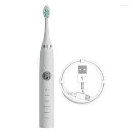 Bath Accessory Set Electric Toothbrushes Ultrasonic Tooth Brush Automatic USB Rechargeable Waterproof Toothbrush Home