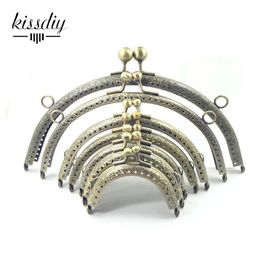 10PCS 65 75 85 105 125 15 20CM SemiCircle Metal Purse Frame for Bag DIY Handmade Kiss Lock Wedding clutch frame Accessory 240202