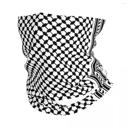 Scarves Black Arab Keffiyeh Bandana Neck Cover Printed Wrap Scarf Headband Cycling Unisex Adult Breathable