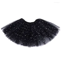 Stage Wear Smart Baby Girl Clothes Stars Sequins Petticoat Ballet Dance Tutu Skirt