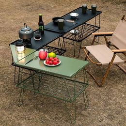 Camp Furniture Portable Small Camping Table Equipment Desk Conference Outdoor Patio Garden Nature Hike Mesa Plegable Balcony