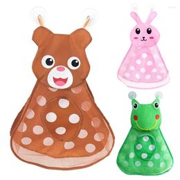 Storage Bags Baby Bath Toys Bag Kids Toy Mesh With Strong Suction Cups Bathroom Organiser