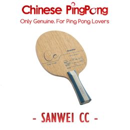 Original SANWEI CC CARBON Table Tennis Blade Racket Loop Offensive Ping Pong Bat Paddle 240123