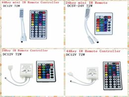 DC1224V Mini 2444 Key IR Remote Wireless Controller Dimmer Dynamic Mode Infrared For 5050 3528 3014 RGB Led Strip Light7327762