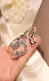 Popular brand S925 silver plated pin Bracelet zircon inlay simple design elegant style fashion luxury temperament women039s Bra4971380
