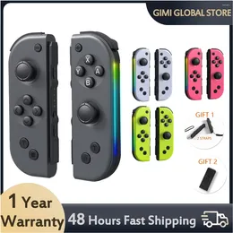 Game Controllers JoyPad Switch Controller Lateral Luminescence Joy Cons L/R Compatible For Lite/OLED/Switch Nintend Joycon With Wake-up