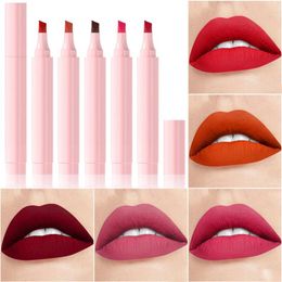 Lip Gloss Set Clear 5 Color Long Lasting Line Mouth Red Pen Non Beauty For Real Sunlight
