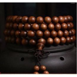 Strand Laoshan Buddha Beads Black Meat Grade Sandalwood Bracelet 108 Men And Women