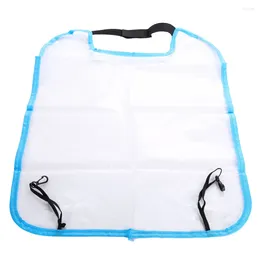 Stroller Parts Kids Car Auto Seat Back Protector Cover For Children Kick Mat Mud Blue