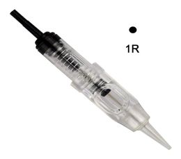 50pcslot 1RL Sterilised Disposable Permanent Makeup Eyebrow Tattoo Needles for Nouveau Rotary Machine Gun1473724