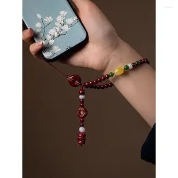 Keychains Unique Zodiac Mobile Phone Pendant-fashionable Wrist Pendant With Auspicious Trinkets For Both Men And Women