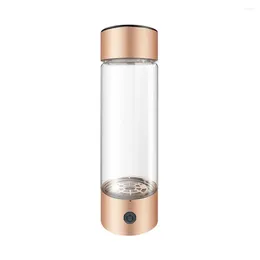 Water Bottles Family Friends Gift Idea Hydrogen Rich Cup For Outdoor Travel Leak-proof Glass Bottle With Oxygen Separation Camping