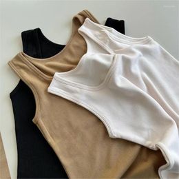 Camisoles & Tanks Winter Brushed Keep Warm Bottoming Shirts Women Pure Color Thermal Underwear Tops Sleepwear