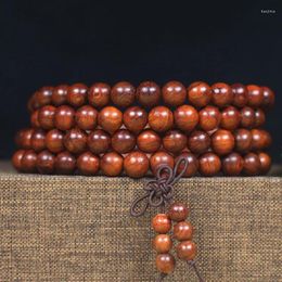 Strand Lobular Red Sandalwood 108 Bracelet