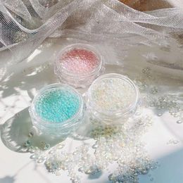 Nail Art Decorations Symphony DIY Craft Jewelry Making Mermaid Bead Ornament 3D Decoration Charms Rhinestones Bubble