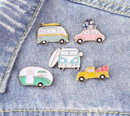 Car Bike Enamel Brooches Pin for Women Fashion Dress Coat Shirt Demin Metal Funny Brooch Pins Badges Promotion Gift7956090