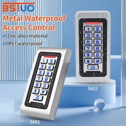 Zinc Metal Rfid Access Control Keypad Support 2000 User 125K EM Card Reader Electric Digital Password Door Lock Opener S601S602 240123