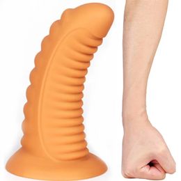 Arrival Spiral Huge Anal Plug Dildo Sex Toys For Women Men Masturbators Big Butt Plug Suction Cup Prostate Massage Anal Toys 240129