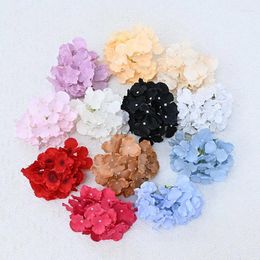 Decorative Flowers Artificial Hydrangea Heads 10 Pieces Wedding Flower Arrangements Floor Home Centrepieces