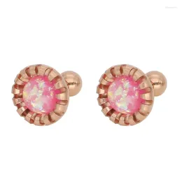 Stud Earrings Fashion Round Flowers For Women/Ladies 316L Steel Exquisite Beautiful Ear Piercing Studs 40pcs/lot