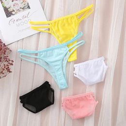 Women's Panties Underwear Head Japanese Cotton Crotch Female Sexy Mesh Breathable And Traceless Low Waisted Fun