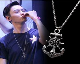 New arrival Han ins versatile fashion leisure boat anchor long Personalised Necklace men and women hip hop clothing accessories pe6272838