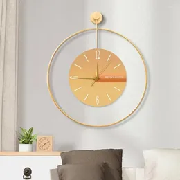 Wall Clocks Modern Light Luxury Living Room Decoration Clock Sofa Background Hanging Dining Abstract Simple Watches