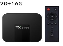 TX3 Mini Smart Set TV Box Android 100 TX3mini Allwinner H313 4K 24G Wifi 2gb 16gb Quar Cord Multimedia Player7697085