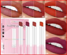 Cmaadu 4 Colors Matte Long Lasting Waterproof Cigarette Lipstick Fog Surface Sexy Nude Lipstick Set maquillaje batom Lip Kit 2 Sty3019535