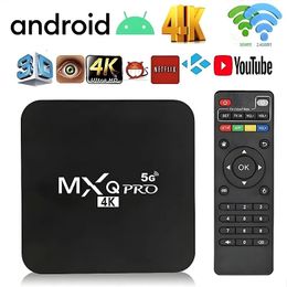 MXQpro RK3229 64GB Android 101 Smart TV Box 4K Media Player BOX 71 4GB 32GB Remote Control Set Top 240130