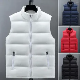 Men's Vests Trendy Vest Coat Thickened Wear-resistant Waistcoat Washable Slim Fit