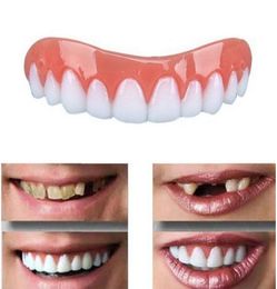 1Pc Upper False Teeth Silicone Fake Teeth Simulation Whitening Dental Braces Tool Brush Care Hygiene Bleaching4675222